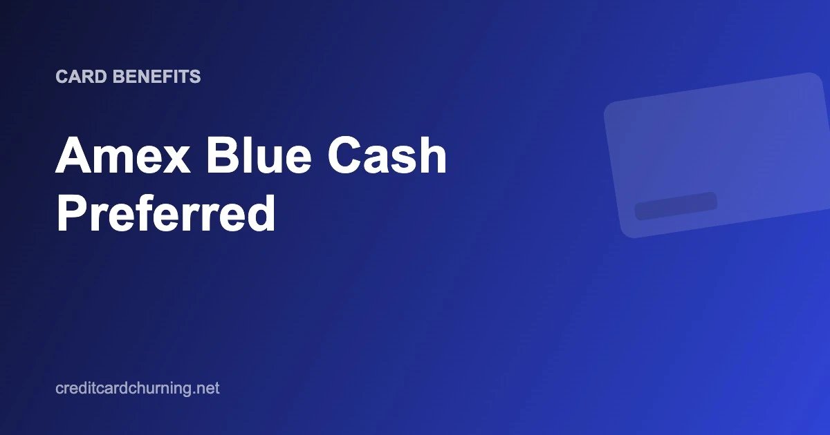Amex Blue Cash Preferred