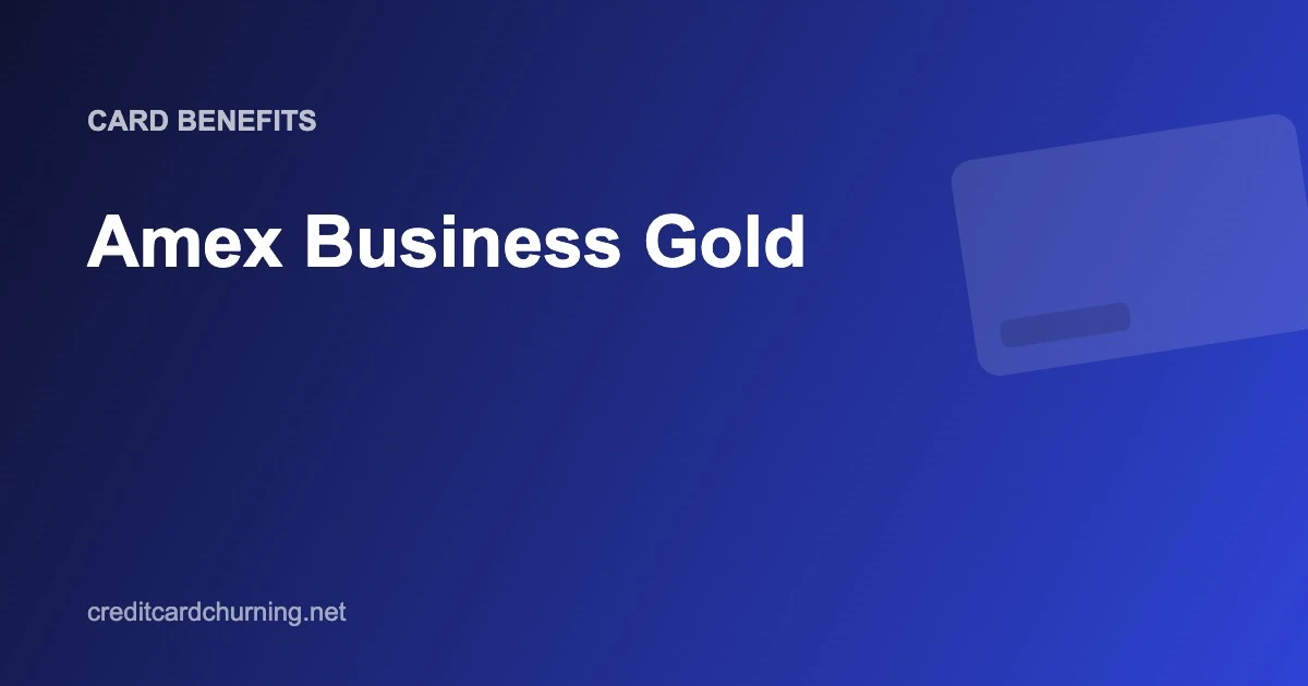 Amex Business Gold