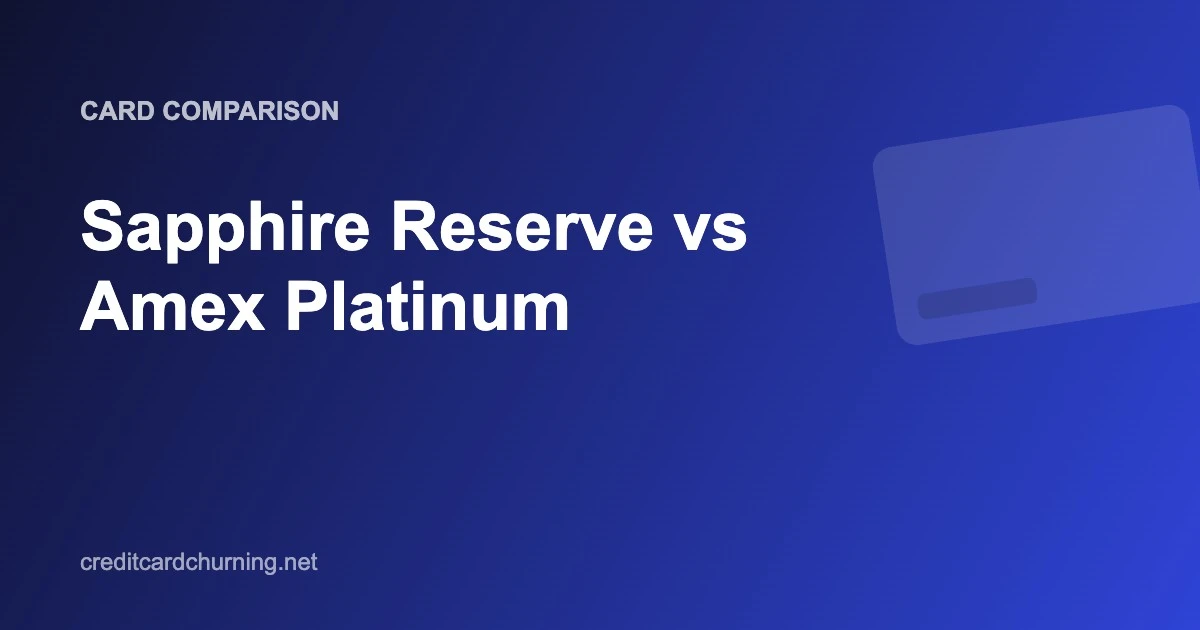 Sapphire Reserve vs Amex Platinum