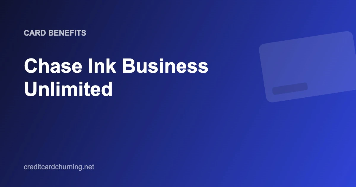 Chase Ink Business Unlimited