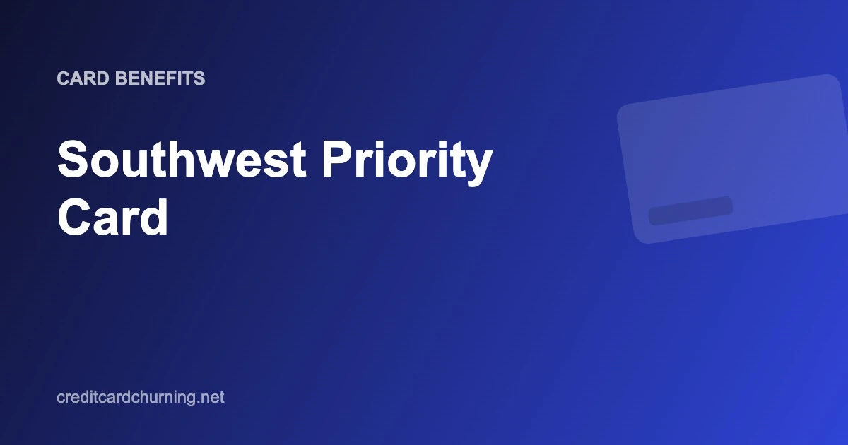 Southwest Priority Card